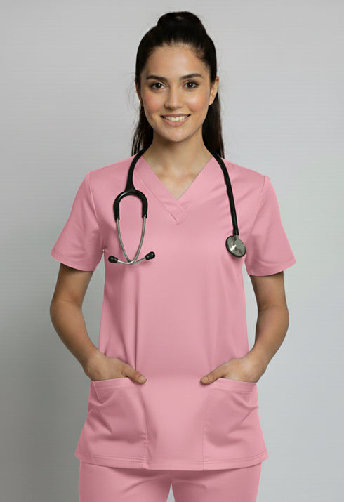 Women's 2-Pocket V-Neck Scrub